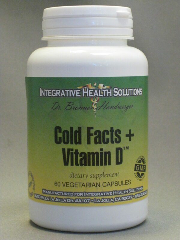 Cold Facts + Vitamin D 60 Vegetarian Capsules Integrative Health