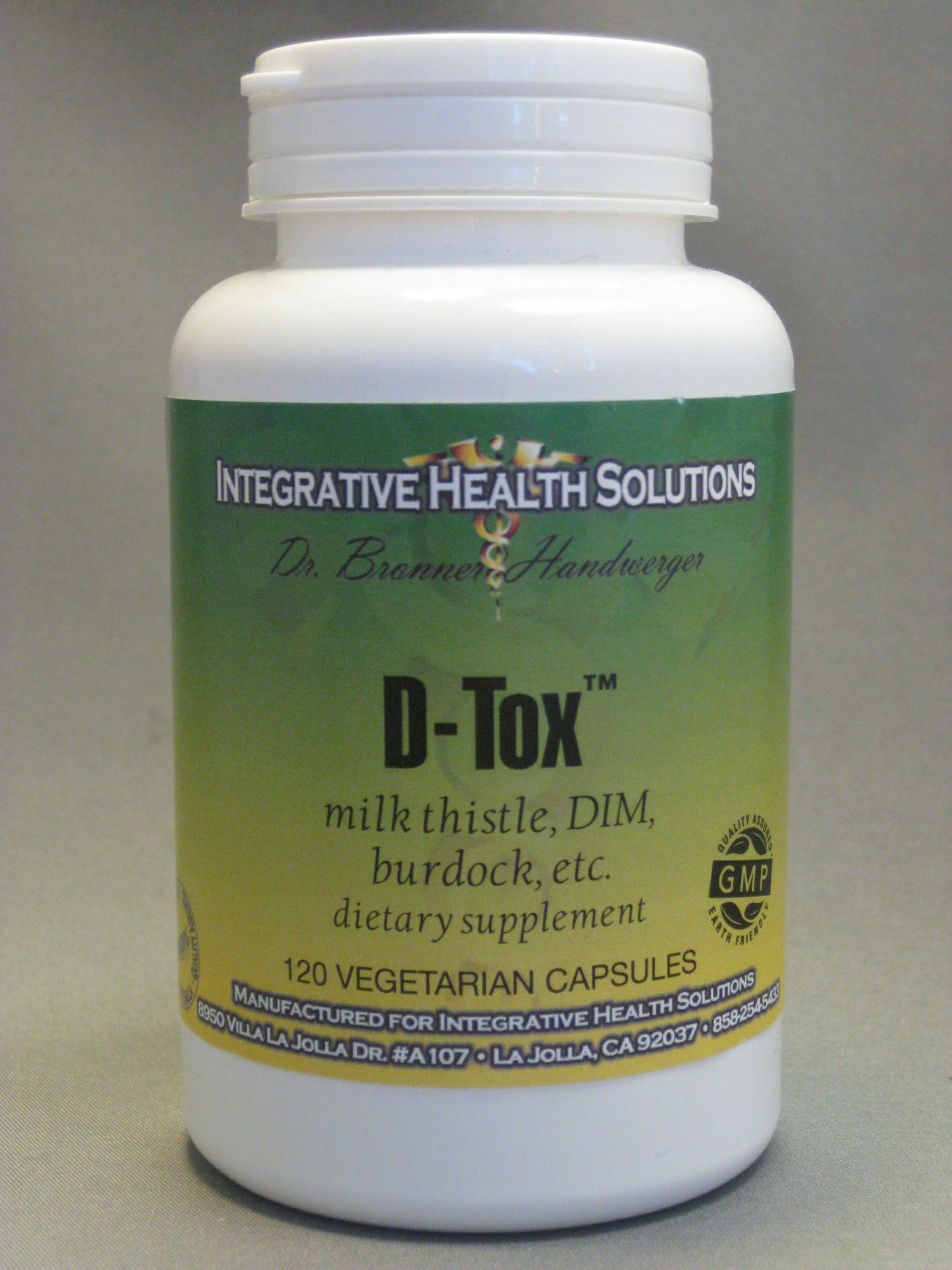 DTox 120 Vegetarian Capsules Integrative Health Solutions Dr