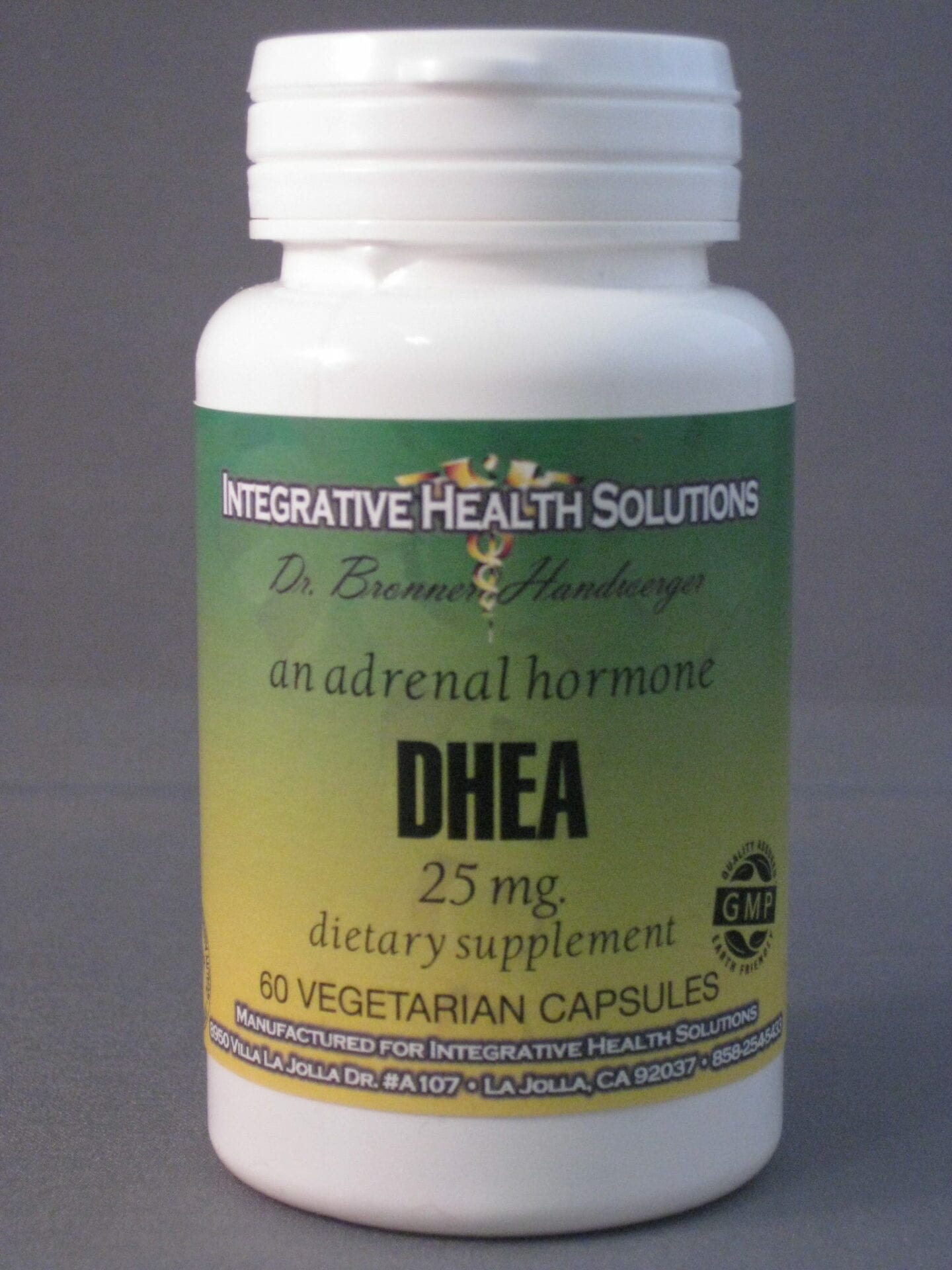DHEA 25mg Pharmaceutical Grade 60 Caps - Integrative Health Solutions ...